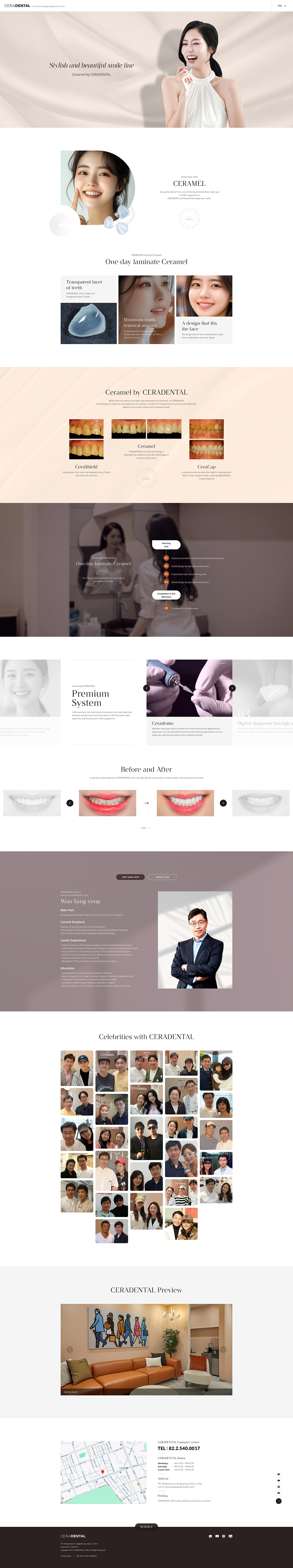 Cera Dental Clinic Global Website Design