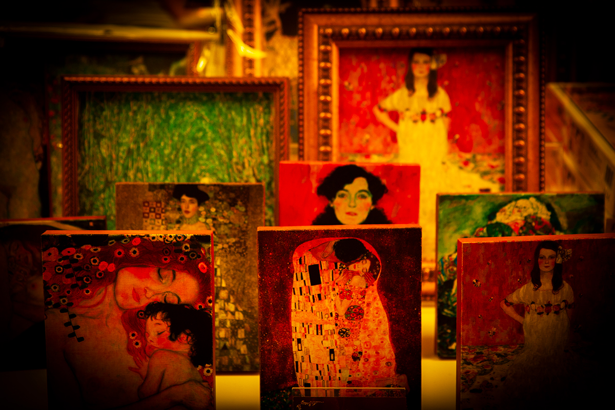 클림트 미니 액자 소품