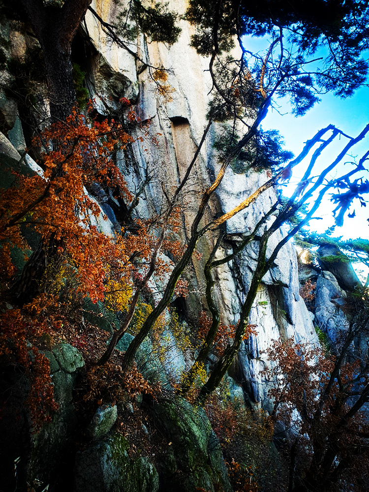 도봉산 등산 절벽